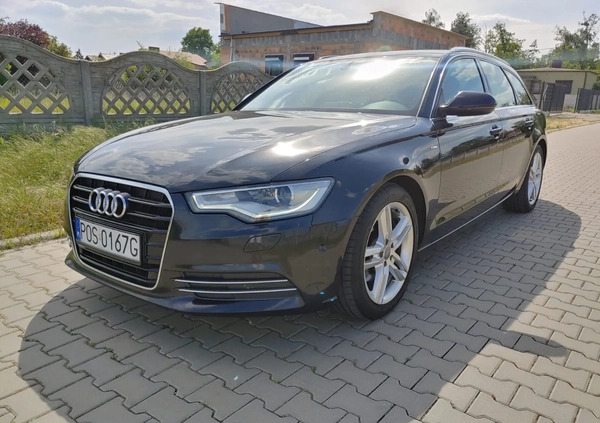 Audi A6 cena 69990 przebieg: 214930, rok produkcji 2014 z Krapkowice małe 67